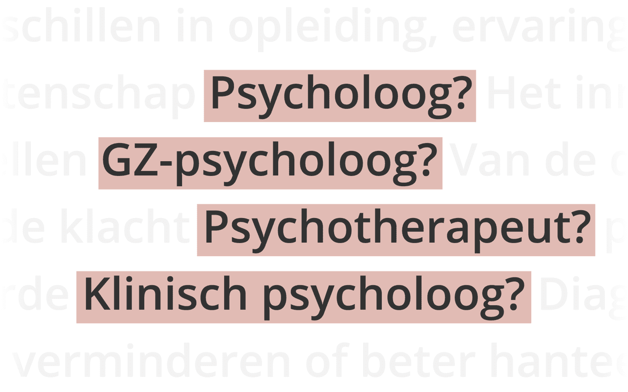 Titels psychologen